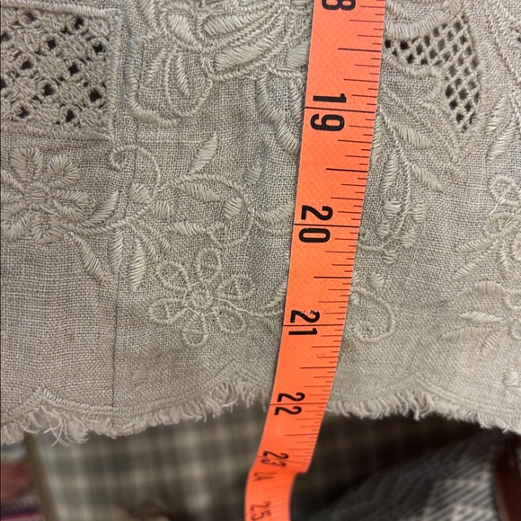 Sundance Teresa Lace Linen Jacket In Flax Women's  S - Picture 11 of 13